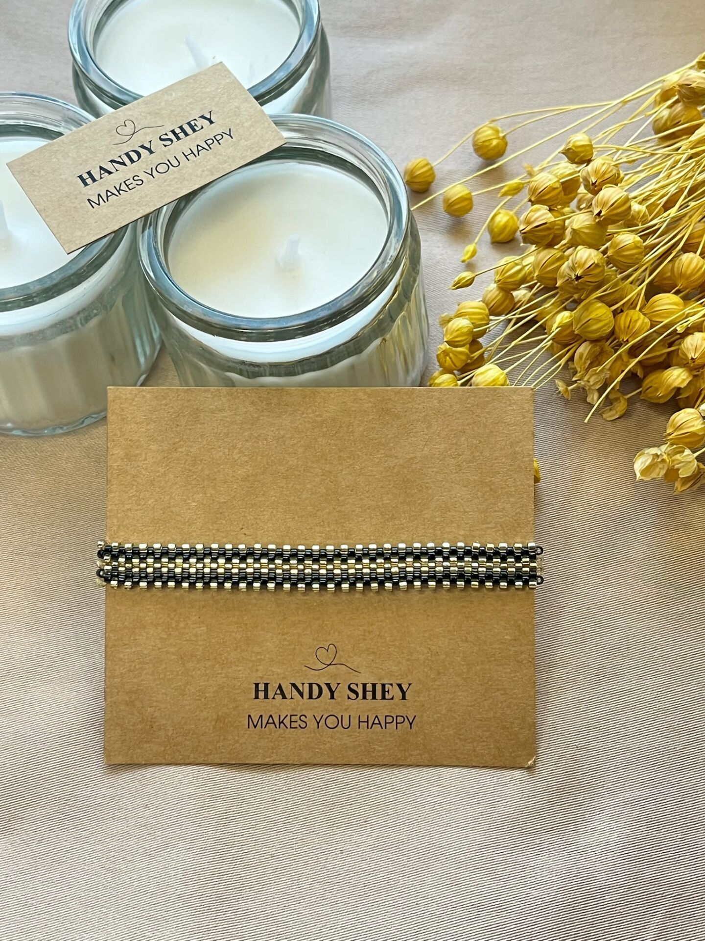 Altın Kemer - Miyuki Boncuk Bileklik | El Yapımı | Ayarlanabilir