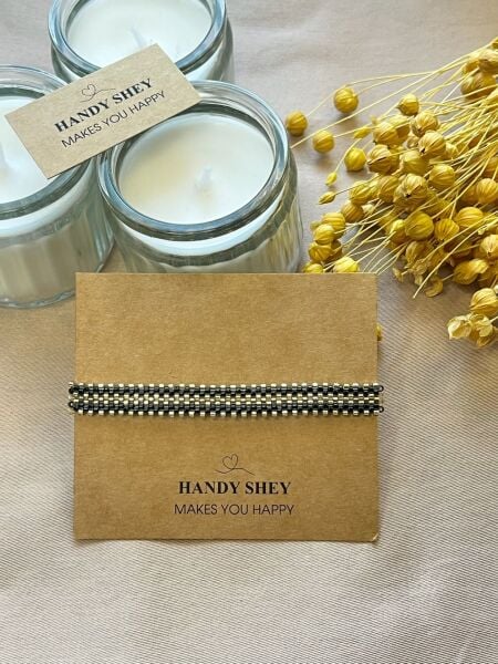 Altın Kemer - Miyuki Boncuk Bileklik | El Yapımı | Ayarlanabilir