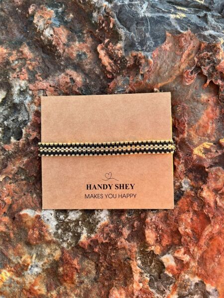 Altın Kemer - Miyuki Boncuk Bileklik | El Yapımı | Ayarlanabilir