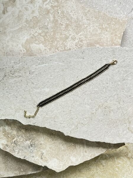 Altın Kemer - Miyuki Boncuk Bileklik | El Yapımı | Ayarlanabilir