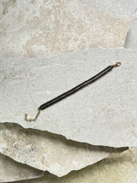 Altın Kemer - Miyuki Boncuk Bileklik | El Yapımı | Ayarlanabilir