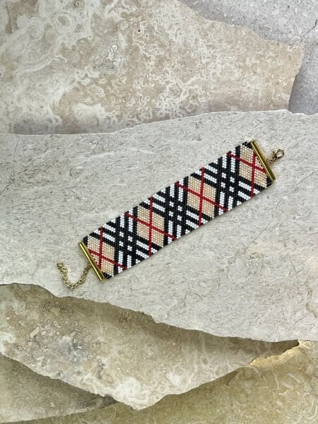 Asil Çizgi - Miyuki Boncuk Bileklik | El Yapımı | Ayarlanabilir