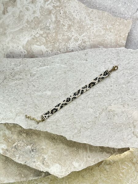 Asil Işıltı - Miyuki Boncuk Bileklik | El Yapımı | Ayarlanabilir