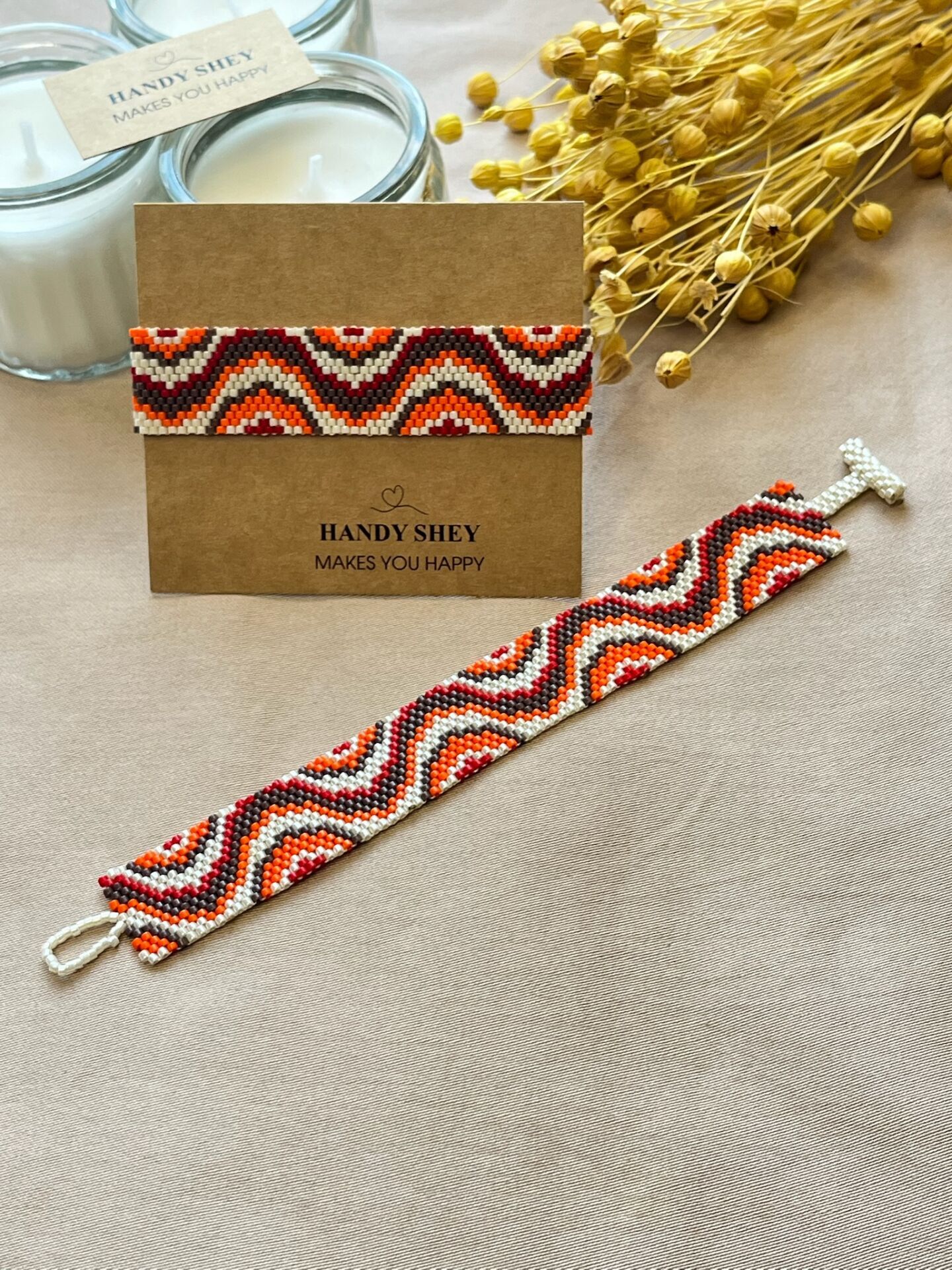 Ateş Dalgası - Miyuki Boncuk Bileklik | El Yapımı