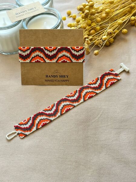 Ateş Dalgası - Miyuki Boncuk Bileklik | El Yapımı