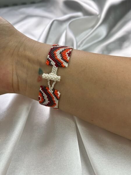 Ateş Dalgası - Miyuki Boncuk Bileklik | El Yapımı