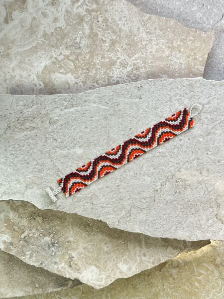 Ateş Dalgası - Miyuki Boncuk Bileklik | El Yapımı