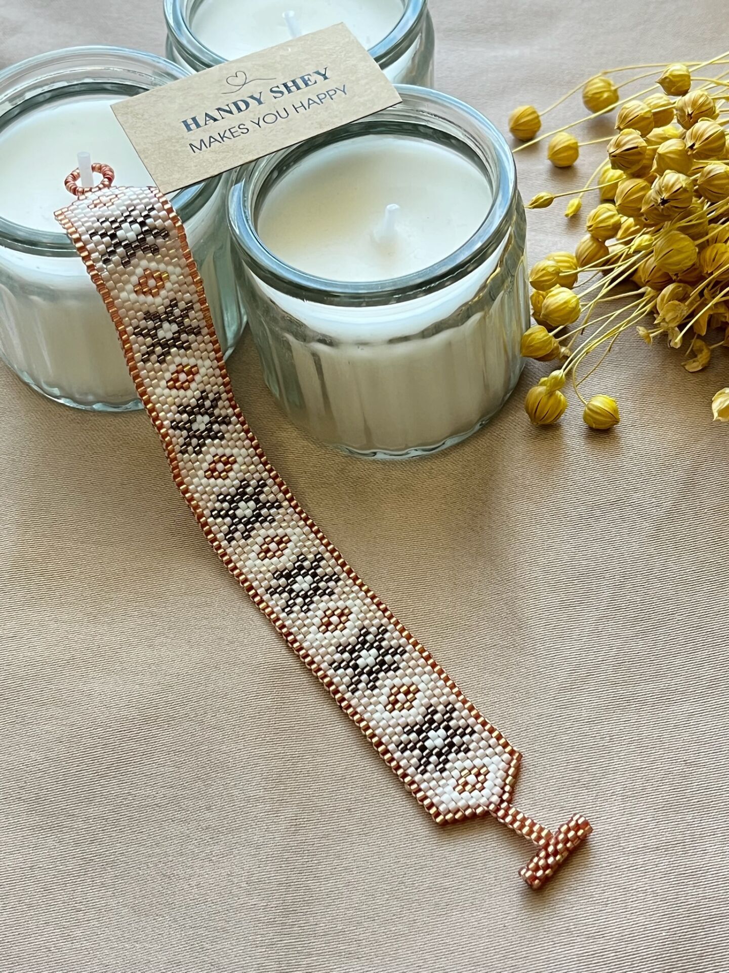 Bakır İzler - Miyuki Boncuk Bileklik | El Yapımı