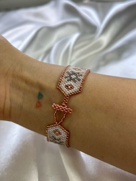 Bakır İzler - Miyuki Boncuk Bileklik | El Yapımı