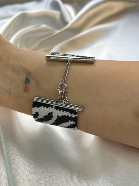 Çizgi Dansı - Miyuki Boncuk Bileklik | El Yapımı | Ayarlanabilir