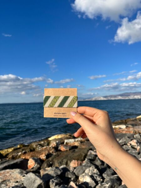 Çizgili Çayır - Miyuki Boncuk Bileklik | El Yapımı | Ayarlanabilir