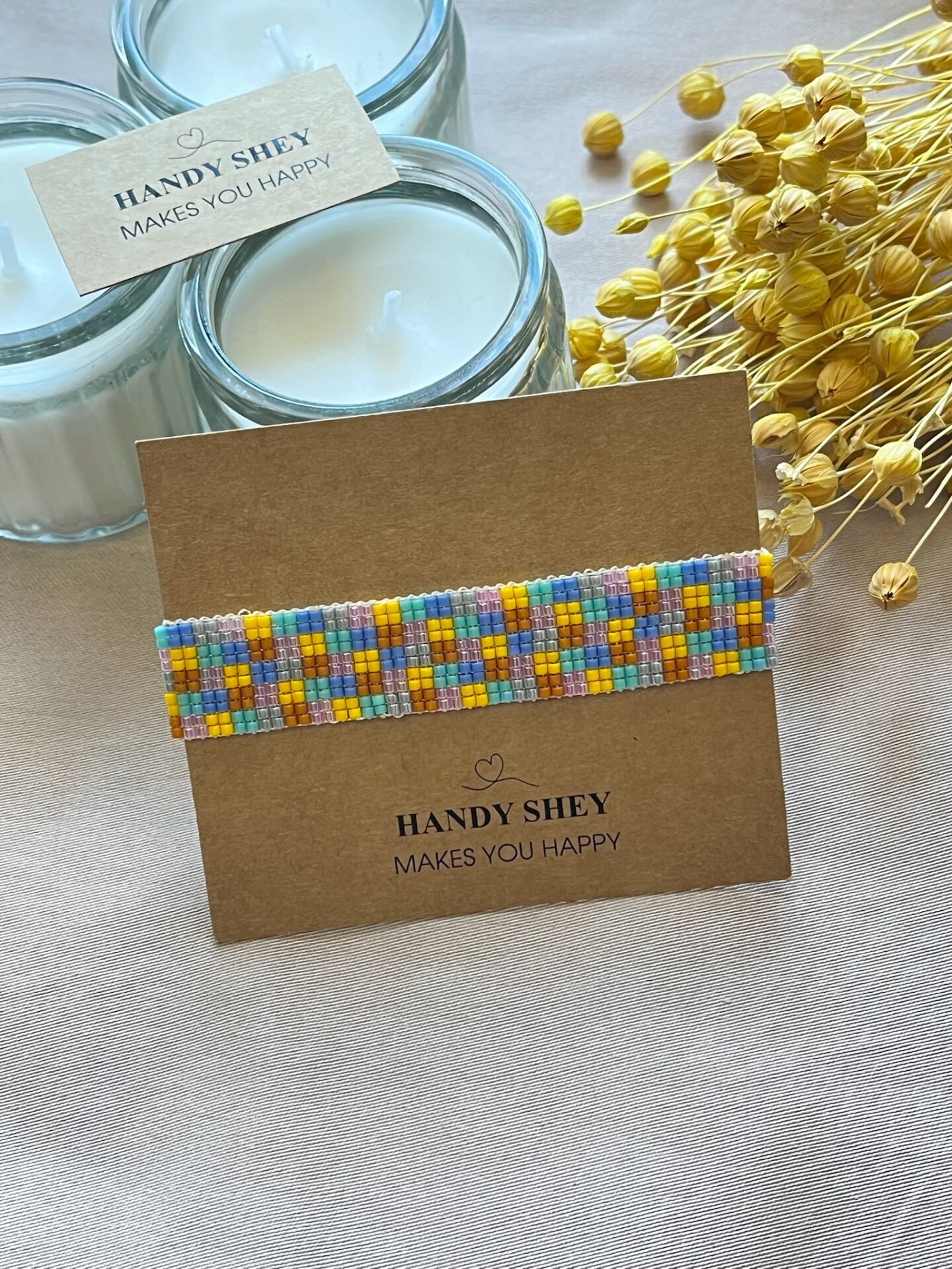 Damalı Renkler - Miyuki Boncuk Bileklik | El Yapımı | Ayarlanabilir