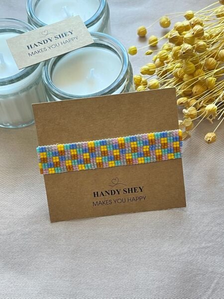 Damalı Renkler - Miyuki Boncuk Bileklik | El Yapımı | Ayarlanabilir