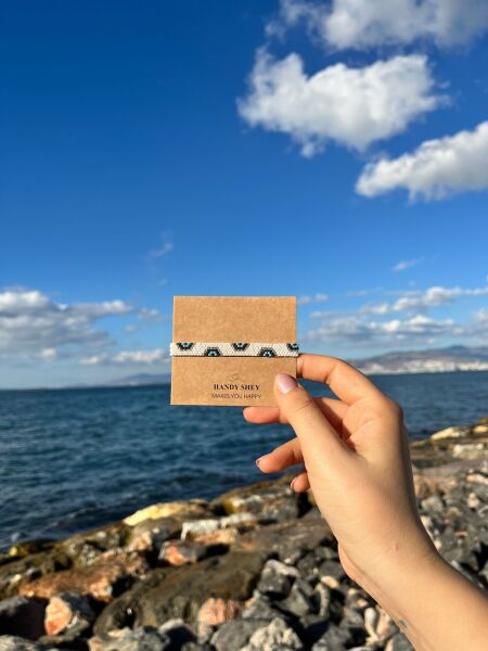 Göz Boncuğu - Miyuki Boncuk Bileklik | El Yapımı | Ayarlanabilir