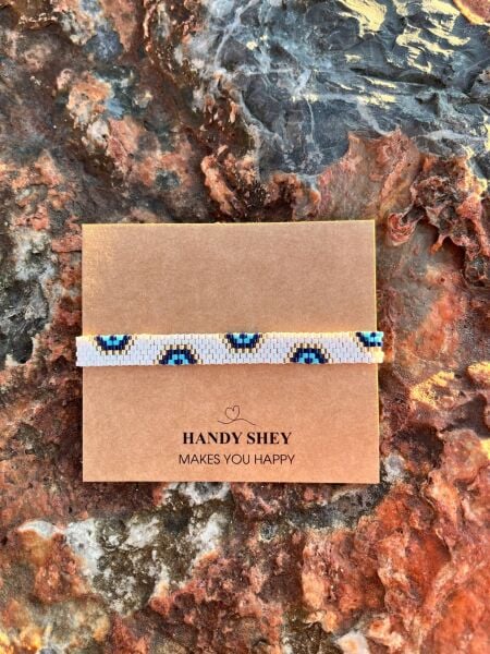 Göz Boncuğu - Miyuki Boncuk Bileklik | El Yapımı | Ayarlanabilir