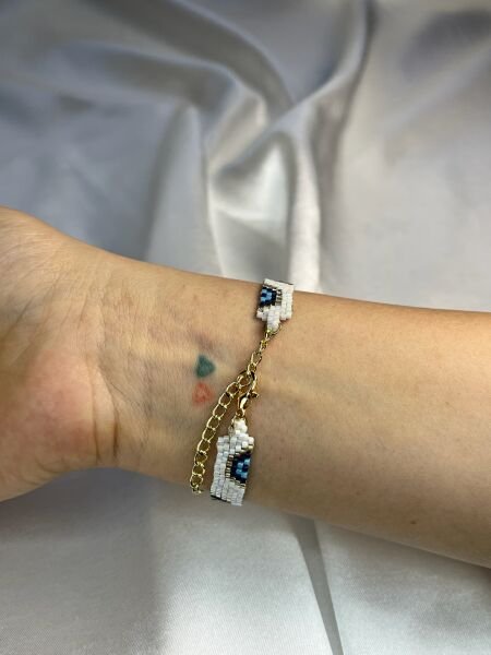 Göz Boncuğu - Miyuki Boncuk Bileklik | El Yapımı | Ayarlanabilir