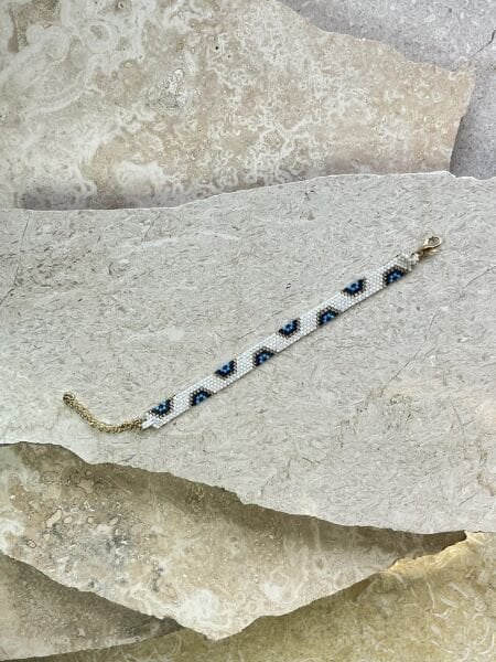 Göz Boncuğu - Miyuki Boncuk Bileklik | El Yapımı | Ayarlanabilir