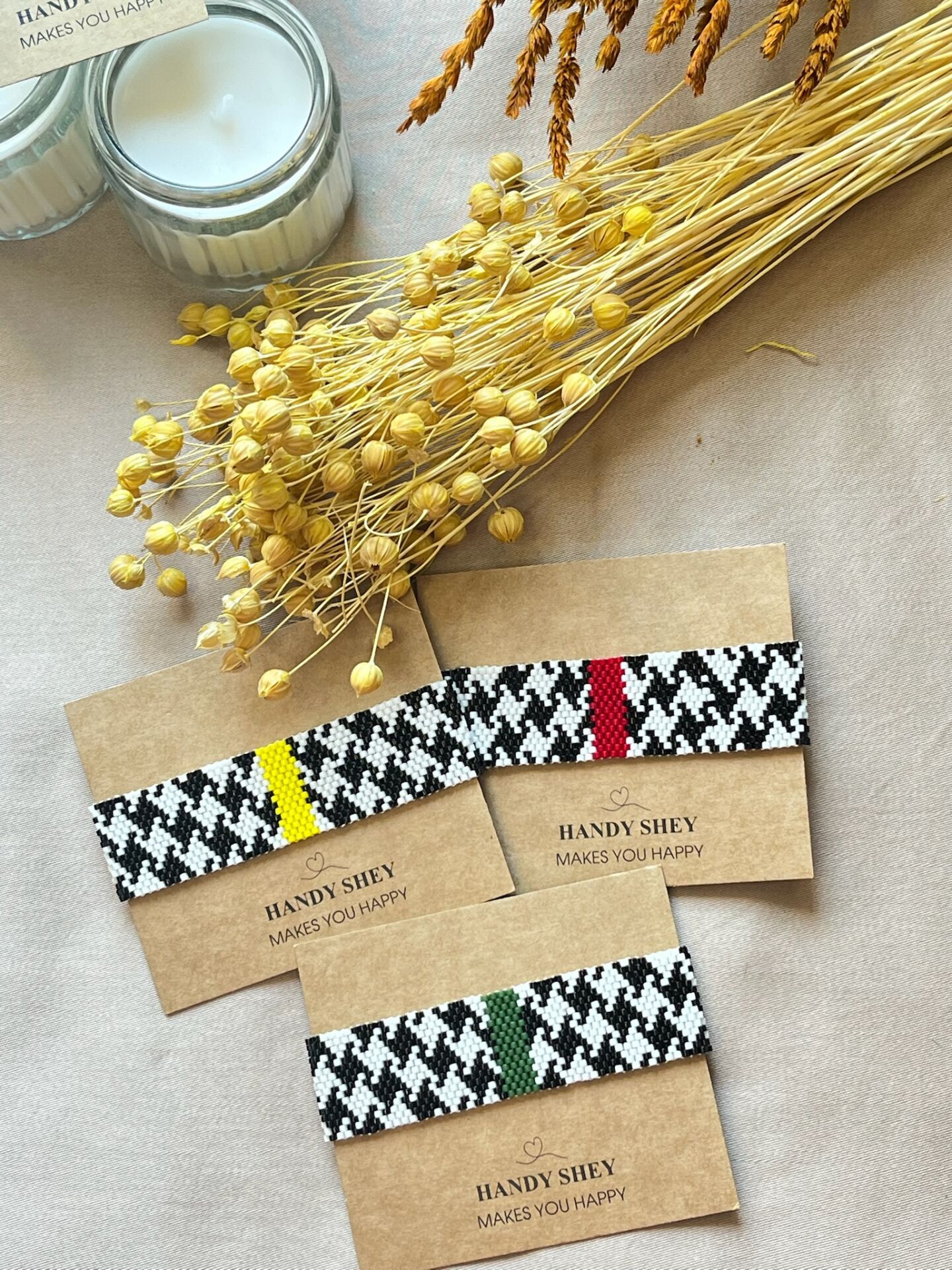 İkonik Çizgi - Miyuki Boncuk Bileklik | El Yapımı | Ayarlanabilir