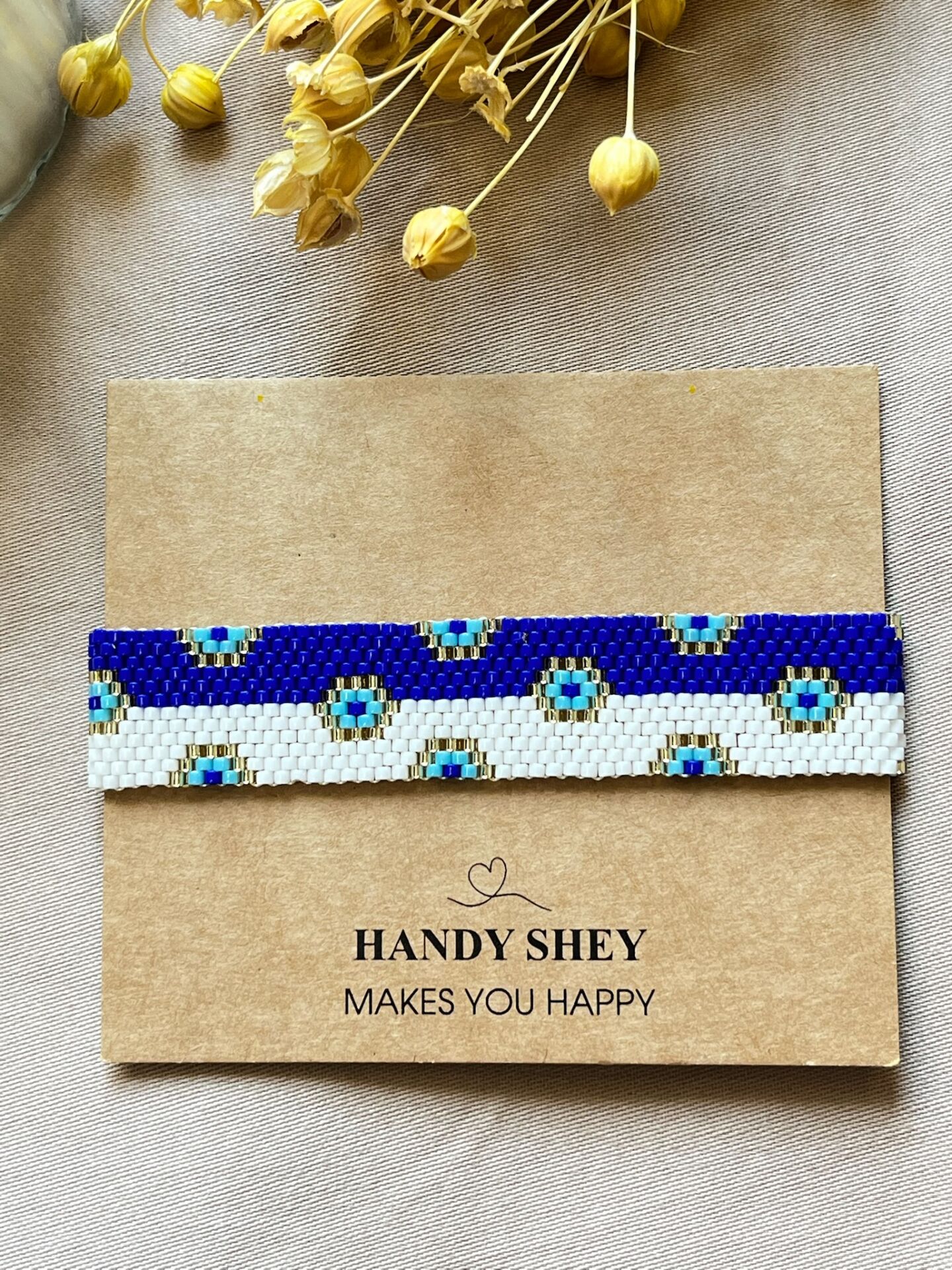 Mavi Nazar - Miyuki Boncuk Bileklik | El Yapımı | Ayarlanabilir