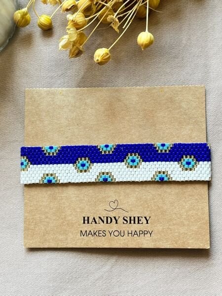 Mavi Nazar - Miyuki Boncuk Bileklik | El Yapımı | Ayarlanabilir