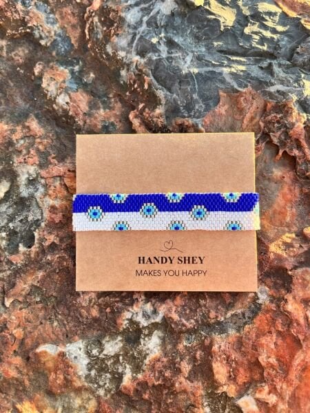 Mavi Nazar - Miyuki Boncuk Bileklik | El Yapımı | Ayarlanabilir