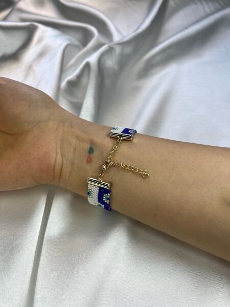 Mavi Nazar - Miyuki Boncuk Bileklik | El Yapımı | Ayarlanabilir