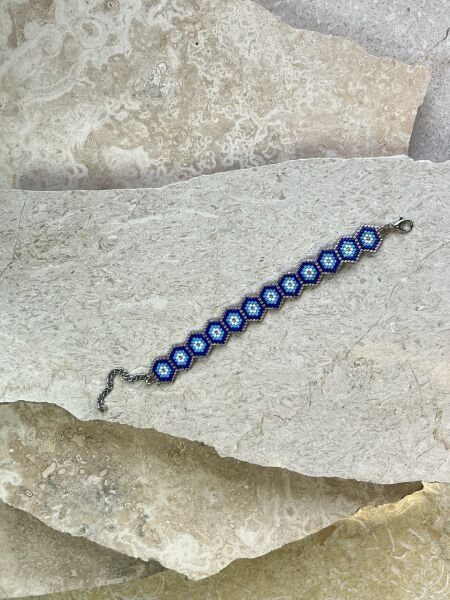 Nazardan Öte - Miyuki Boncuk Bileklik | El Yapımı | Ayarlanabilir