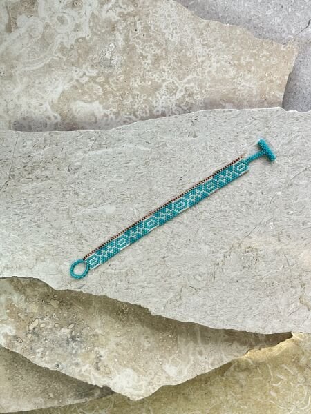 Okyanus Turkuazı - Miyuki Boncuk Bileklik | El Yapımı