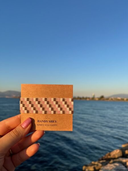 Pembe Tını - Miyuki Boncuk Bileklik | El Yapımı | Ayarlanabilir