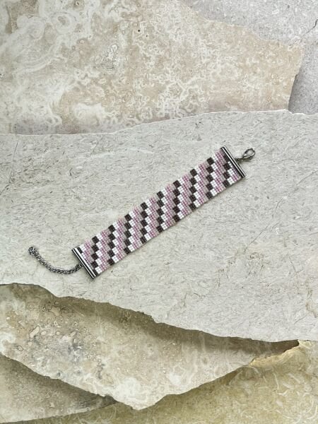 Pembe Tını - Miyuki Boncuk Bileklik | El Yapımı | Ayarlanabilir