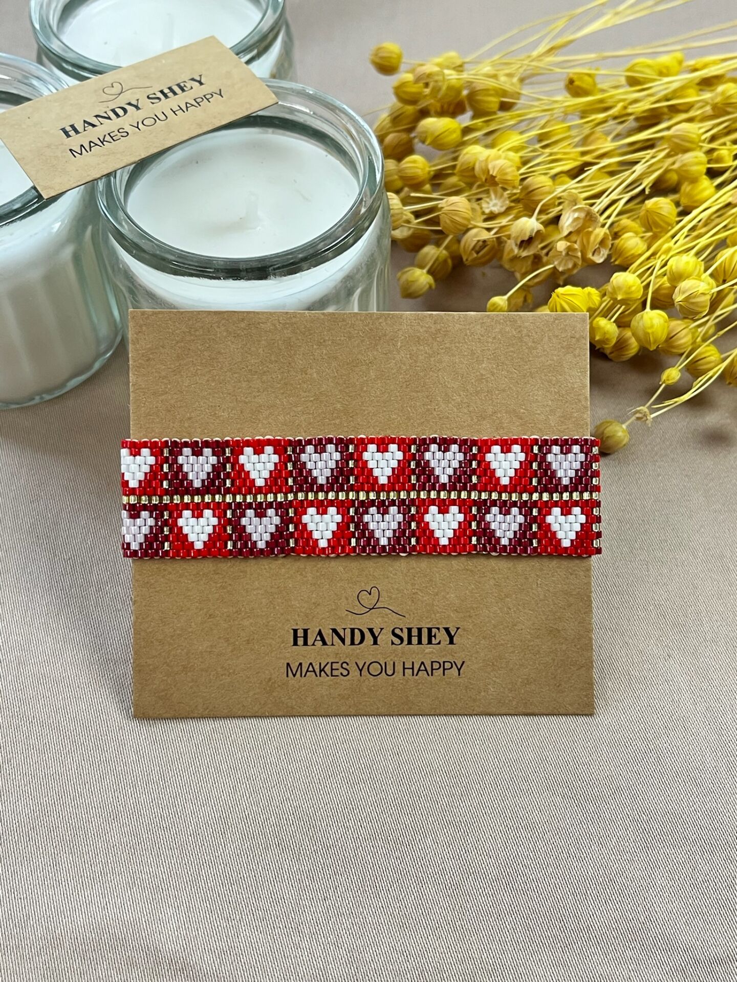 Ritmik Aşk - Miyuki Boncuk Bileklik | El Yapımı | Ayarlanabilir