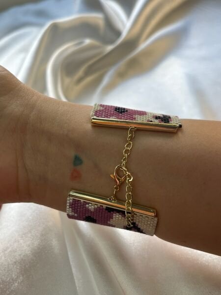 Sakura Rüyası - Miyuki Boncuk Bileklik | El Yapımı | Ayarlanabilir