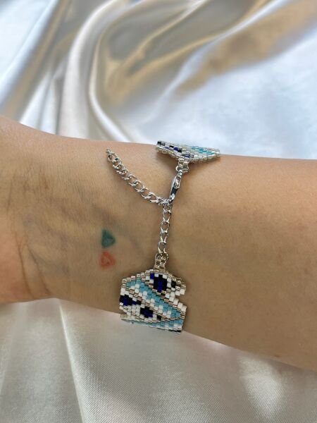 Serin Mavi - Miyuki Boncuk Bileklik | El Yapımı | Ayarlanabilir