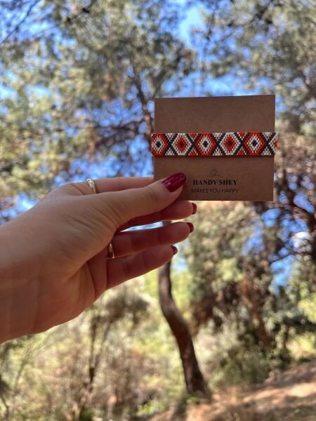 Toprak Ateşi - Miyuki Boncuk Bileklik | El Yapımı | Ayarlanabilir