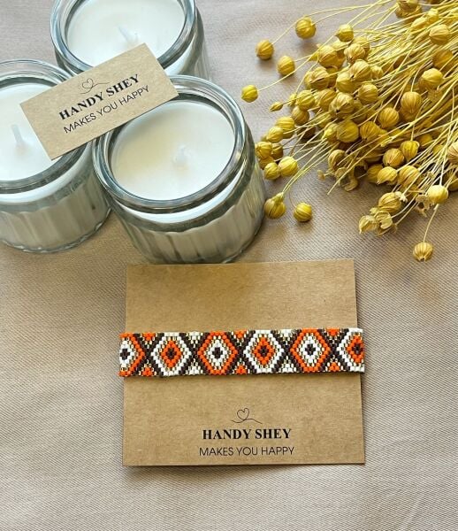 Toprak Ateşi - Miyuki Boncuk Bileklik | El Yapımı | Ayarlanabilir