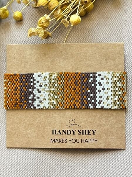 Toprak Zarafeti - Miyuki Boncuk Bileklik | El Yapımı | Ayarlanabilir