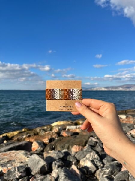 Toprak Zarafeti - Miyuki Boncuk Bileklik | El Yapımı | Ayarlanabilir