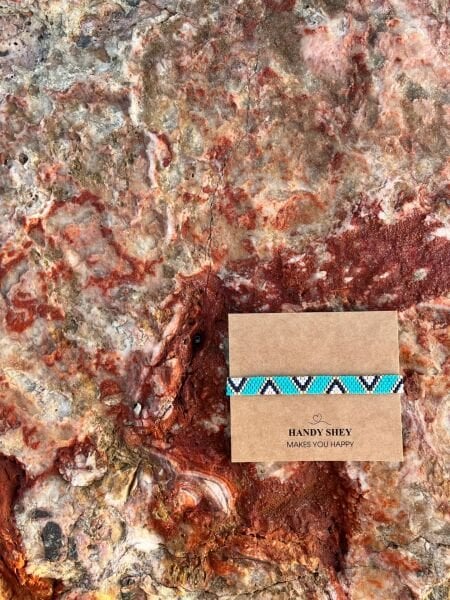 Turkuaz Kalkan - Miyuki Boncuk Bileklik | El Yapımı | Ayarlanabilir