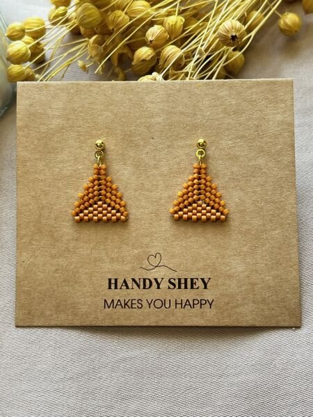 Duru - Miyuki Boncuk Küpe | El Yapımı | Çelik Aparatlı