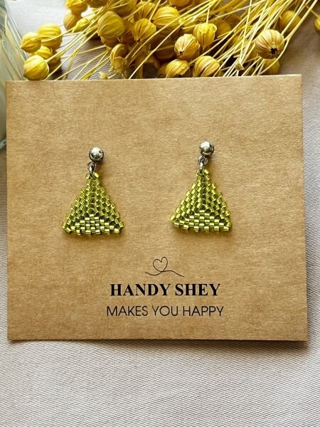 Duru - Miyuki Boncuk Küpe | El Yapımı | Çelik Aparatlı