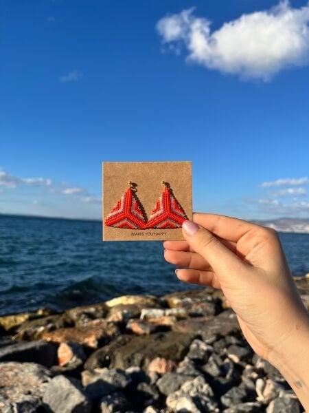 Geçit Hatırası - Miyuki Boncuk Küpe | El Yapımı | Çelik Aparatlı