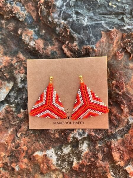 Geçit Hatırası - Miyuki Boncuk Küpe | El Yapımı | Çelik Aparatlı