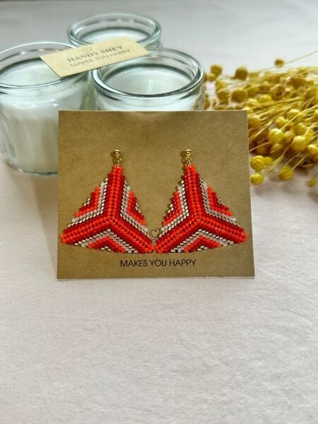 Geçit Hatırası - Miyuki Boncuk Küpe | El Yapımı | Çelik Aparatlı