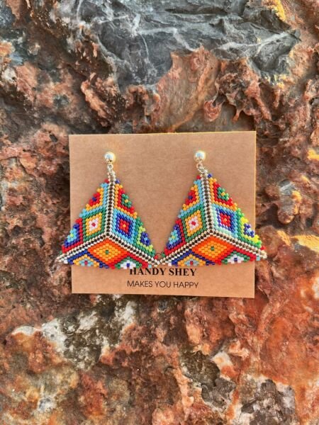 Renk Mührü - Miyuki Boncuk Küpe | El Yapımı | Çelik Aparatlı