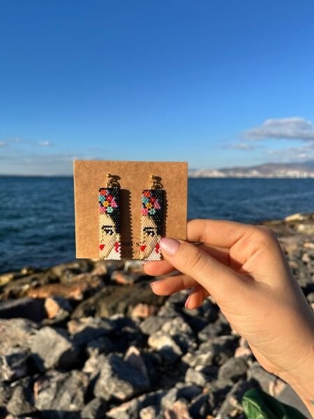 Ressamın Rüyası - Miyuki Boncuk Küpe | El Yapımı | Çelik Aparatlı