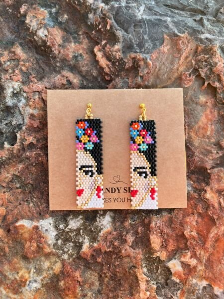 Ressamın Rüyası - Miyuki Boncuk Küpe | El Yapımı | Çelik Aparatlı