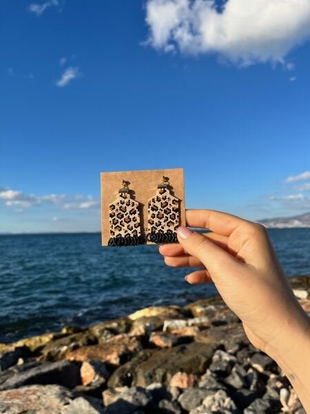 Vahşi İzler - Miyuki Boncuk Küpe | El Yapımı | Çelik Aparatlı