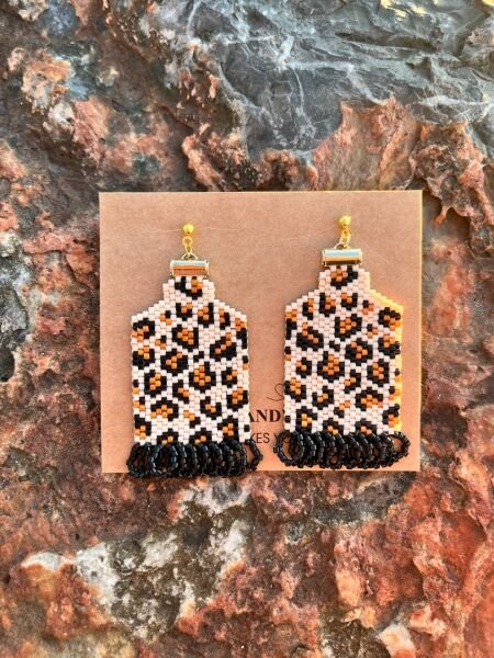 Vahşi İzler - Miyuki Boncuk Küpe | El Yapımı | Çelik Aparatlı