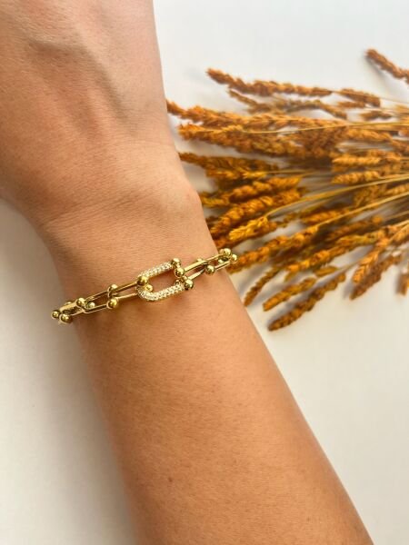 Çelik Bileklik | 316L Paslanmaz Çelik | Gold/Silver Renk | Suya Dayanıklı