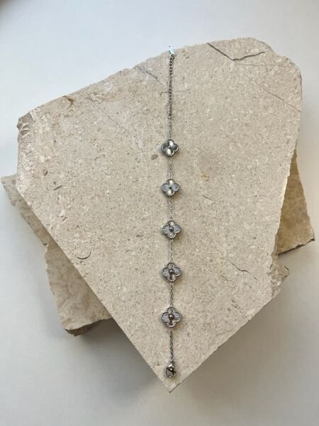 Çelik Bileklik | 316L Paslanmaz Çelik | Gold/Silver Renk | Suya Dayanıklı Silver